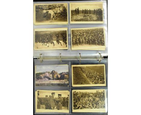 First World War military interest. A collection of WWI Official War Photographs postcards, Valentine's Aircraft Recognition c