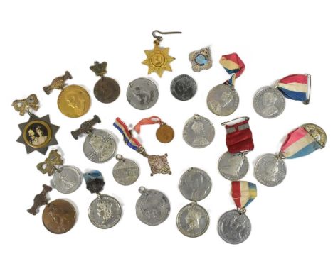 Royal Interest - a collecion of Royal Coronation and Jubilee medals / medallions to include; Edward VIII May 1937, King Georg
