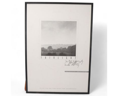 LINDA MCCARTNEY (1941-1998), a limited edition print of Fairlight for Greenpeace, signed and framed, frame size 61 43.5cm No 