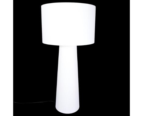 MARCEL WANDERS, a Big Shadow PO9815 floor lamp by Cappellini, the oversized shade over a broad tapering cylindrical stem, ill