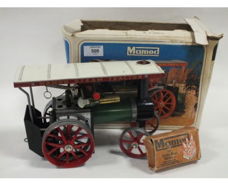 A BOXED MAMOD TE1A STEAM TRACTION ENGINE