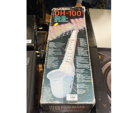 A CASIO DH-100 DIGITAL HORN / SAXOPHONE