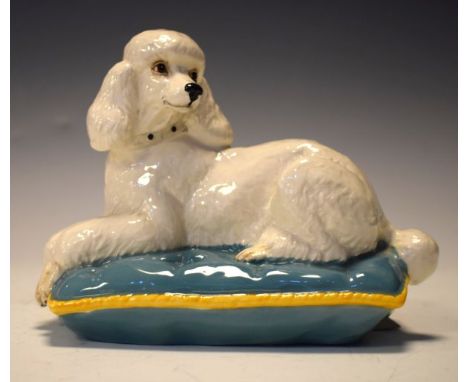 Beswick figure - Poodle On Cushion, No.2985   Condition: 