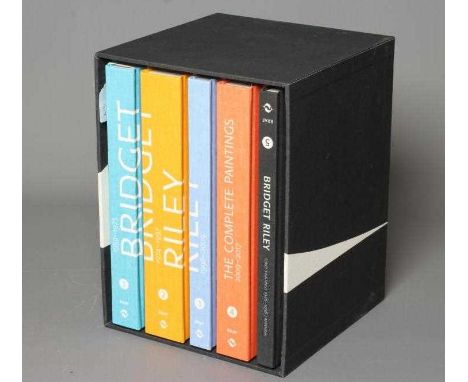Y BRIDGET RILEY (b.1931)The Complete Paintings, five volume Catalogue Raisonne, by The Bridget Riley Art Foundation, publishe