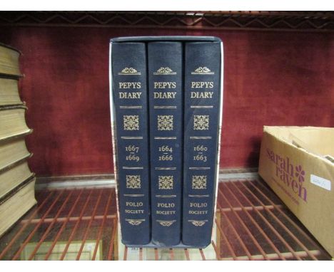Three Folia Society Pepys Diary - 3 volumes 