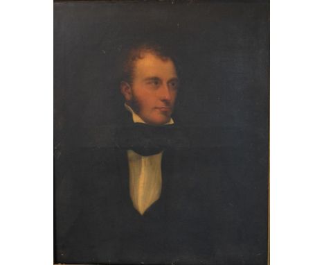 19th Century English School, Portrait Of A Gentleman In Period Dress, oil on canvas, 76cm by 62cm 