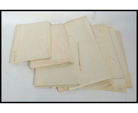 A collection of 3x vintage second world war era 1940's - 1950's Ordnance Survey population maps of Britain. 3x complete maps,