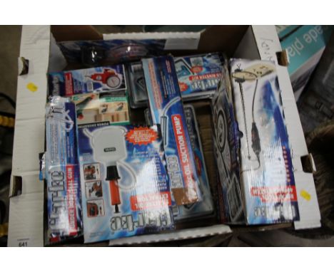 A TRAY OF BOXED CLARKE TOOLS