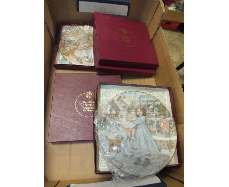 A SET OF SIX BOXED ROYAL WORCESTER COLLECTORS PLATES