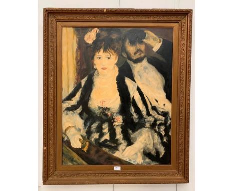 A decorative oleograph after Renoir, 80 x 62 cm
