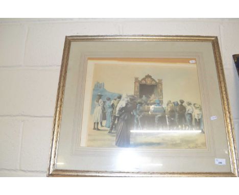 Coloured print Punch &amp; Judy Show