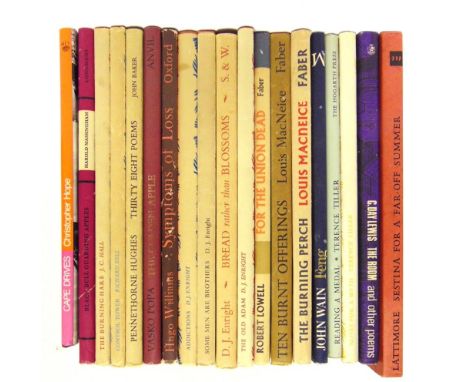 [MODERN FIRST EDITIONS]. POETRY Nineteen assorted volumes, comprising Day-Lewis, C. The Room &amp; Other Poems, first edition