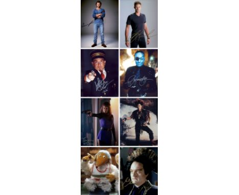 Blowout Sale! Lot of 8 sci-fi / fantasy hand signed 10x8 photos.  This beautiful lot of 8 hand signed photos depict Greyston 