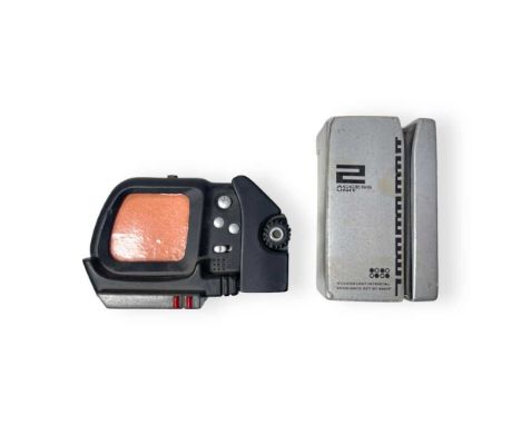 A pair of likely screen-used props from Judge Dredd (1995) to include: '2 Acess Unit' wall mounted ID card swiper (11x4x7cm) 