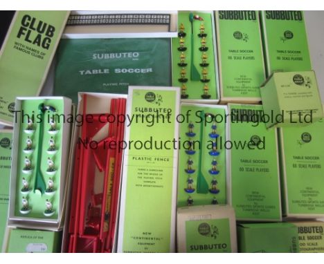 SUBBUTEO         A collection from the 1960's and 1970's including 5 teams, Plymouth Argyle No. 54, West Ham Utd. / Burnley /