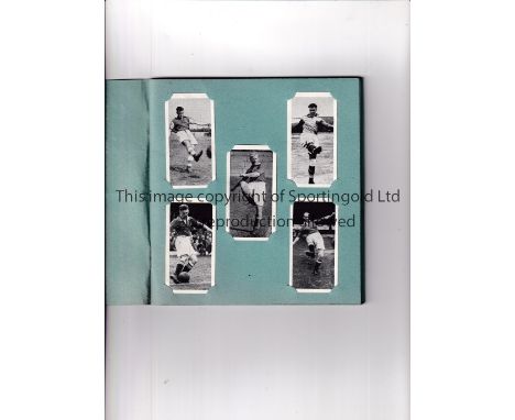 SUBBUTEO TABLE SOCCER CARDS     An album of 48 cards from 1954, series 1 and 2.    Good