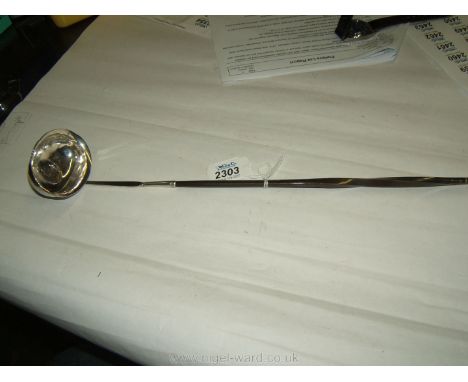 A Silver Toddy Ladle, circa 1790.