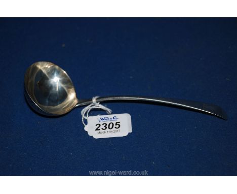 A Georgian Silver Sauce Ladle.
