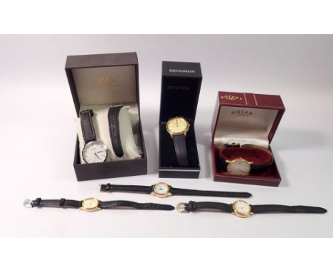 Various watches including Rotary, Pulsar, Sekonda etc. 