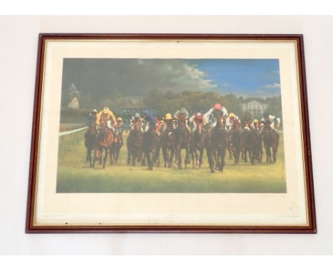Graham Isom - 'The Start' limited edition print signed and numbered, 319/500, 46 x 74cm 