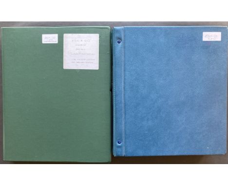 GB &amp; Br Empire stamps: Large green 50+ page album of complete mint/used KGVI and QEII Coronation “Omnibus” with varieties