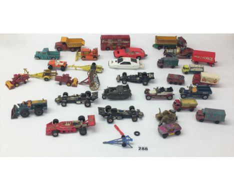 Mixed Loose Vehicles including Corgi, Matchbox and Britain’s Army Kettenkrad