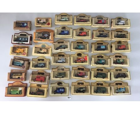 Quantity of boxed mixed Days Gone Vintage Models, Souvenir bus, View Vans and Lledo