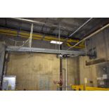 Line 7 Alvey Overhead Motorized Conveyor, Approximate 300 ft. Length x 16 in. wide, Suspended from