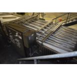 Converger Conveyor/Stacker, Approx. 8 ft. x 20 ft. Length, Variable Speed, ID. 7B Stacker, LOADING F