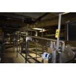 Alliance Motorized Belt Conveyor, SS Frame, 20 ft. Length x 24 in. Wide Belt, SS Leg Base,