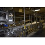 Alliance Motorized Belt Conveyor, SS Frame, 12 ft. Length x 24 in. Wide Belt, Includes SS Cover