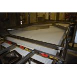 Accumulation Table, Approx. 8 ft. x 20 ft. Length, Includes 20 ft. Motorized Belt Conveyor, 4 in.