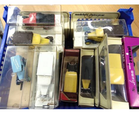 SEVENTEEN ASSORTED DIECAST MODELS  by Solido (6), Eligor (2), Brumm (1) and Matchbox (8), each boxed.
