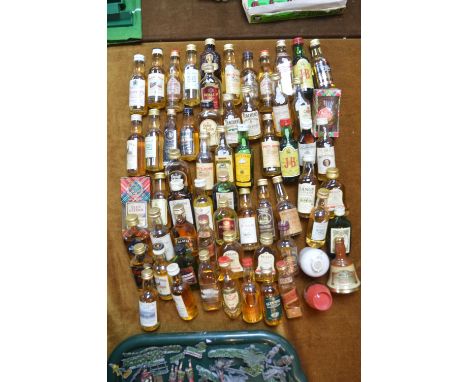 Miniature Scotch Whiskys Approx 60 Bottles