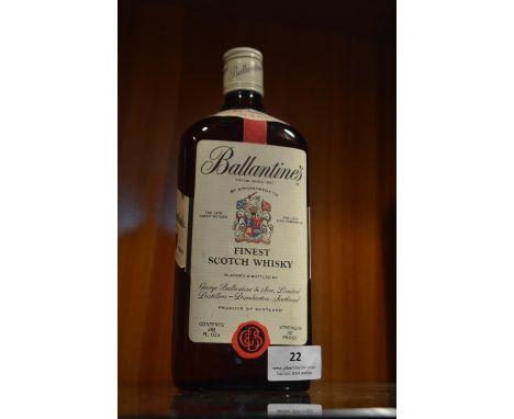 Bottle of Ballantines Finest Scotch Whisky
