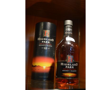 1 Litre Bottle of Highland Park 12 Year Old Single Malt Scotch Whisky