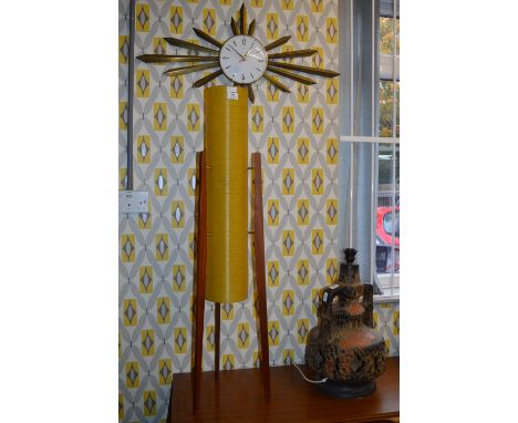 Vintage Fibreglass Floor Standing Rocket Lamp
