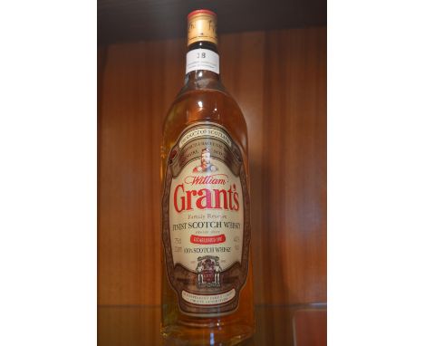 Bottle of Grants Scotch Whisky