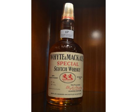 Bottle of Whyte &amp; Mackays Scotch Whisky