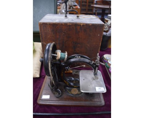 1871 Sewing Machine by Willcox &amp; Gibbs New York London Paris with Accessories