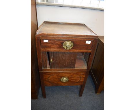 Georgian Mahogany Commode 