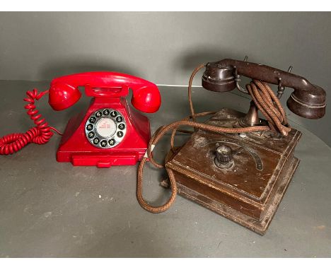 Two vintage phones 