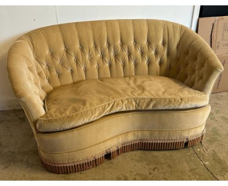 A turn of the Century button back sofa or love seat AF