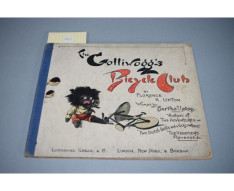 Volume 'The Golliwogg's Bicycle Club' by Florence K. Upton, published by Longmans, Green & Co., 1903.