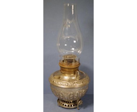 Antique Juno banquet lamp 55cm high