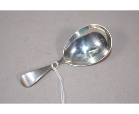 Victorian sterling silver caddy spoon London 1881, maker George Aldwinckle. Weight 14grams approx.