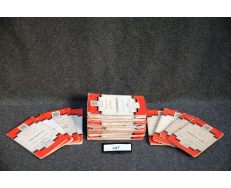 28 x assorted Ordnance Survey one inch seventh series paper maps.
The numbers we have are:- 
29,35,53,60,78,97,98,100,101,104