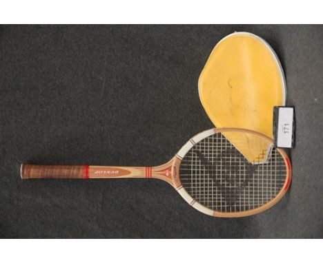 Dunlop max ply LM3 wooden tennis racquet