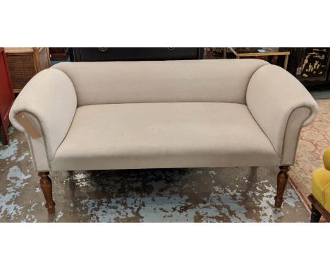 SMALL WINDOW SEAT/SOFA, 138cm x 55cm x 68cm H, reproduction. 