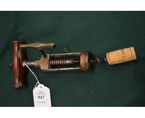 A corkscrew.